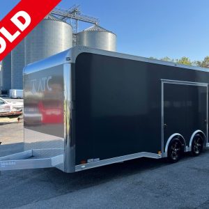 8.5' X 20' ATC RoM 400 Aluminum Enclosed Car Trailer w/ Premium Escape Door