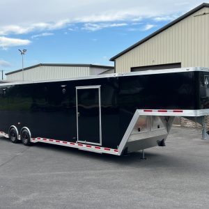 8.5' X 40' ATC RoM 750 Gooseneck Aluminum Race Car Trailer w/ Premium Escape Door