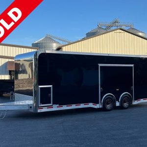 8.5' X 24' ATC RoM 550 Aluminum Race Car Trailer w/ Premium Escape Door