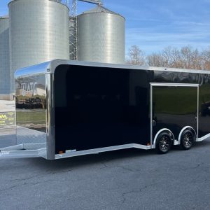 8.5' X 24' ATC RoM 400 Aluminum Enclosed Car Trailer w/ Premium Escape Door