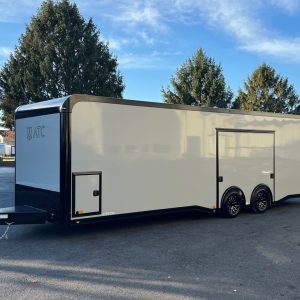 8.5' X 28' ATC RoM 400 Aluminum Race Car Trailer w/ Premium Escape Door