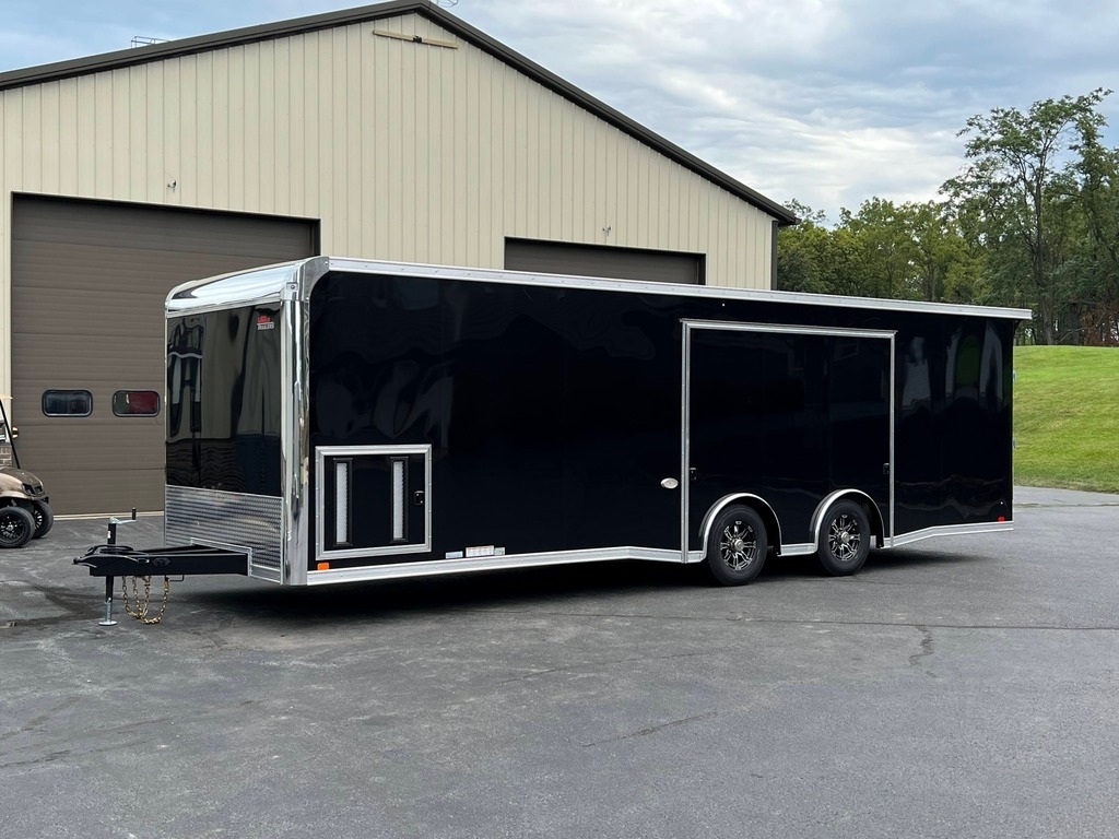 8.5' X 28' United Limited 14K GVWR Race Car Trailer w/ Premium Escape Door