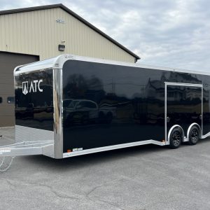 8.5' X 28' ATC RoM 400 Aluminum Enclosed Car Trailer w/ Premium Escape Door
