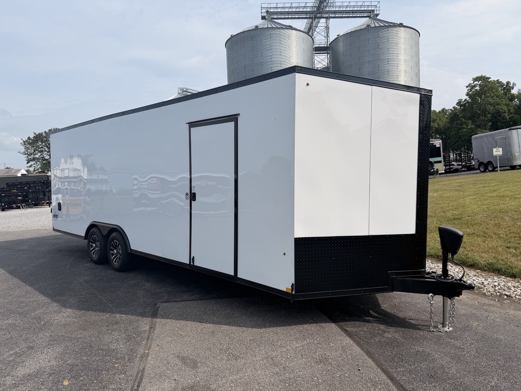 8.5' X 24' Pace V-Nose 10K GVWR Enclosed Car Trailer w/ Escape Door - Image 2
