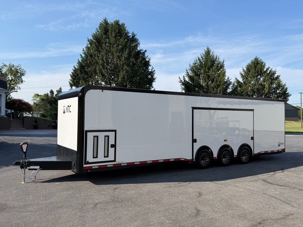 8.5' X 32' ATC RoM 550 Aluminum Race Car Trailer w/ Premium Escape Door - Image 2