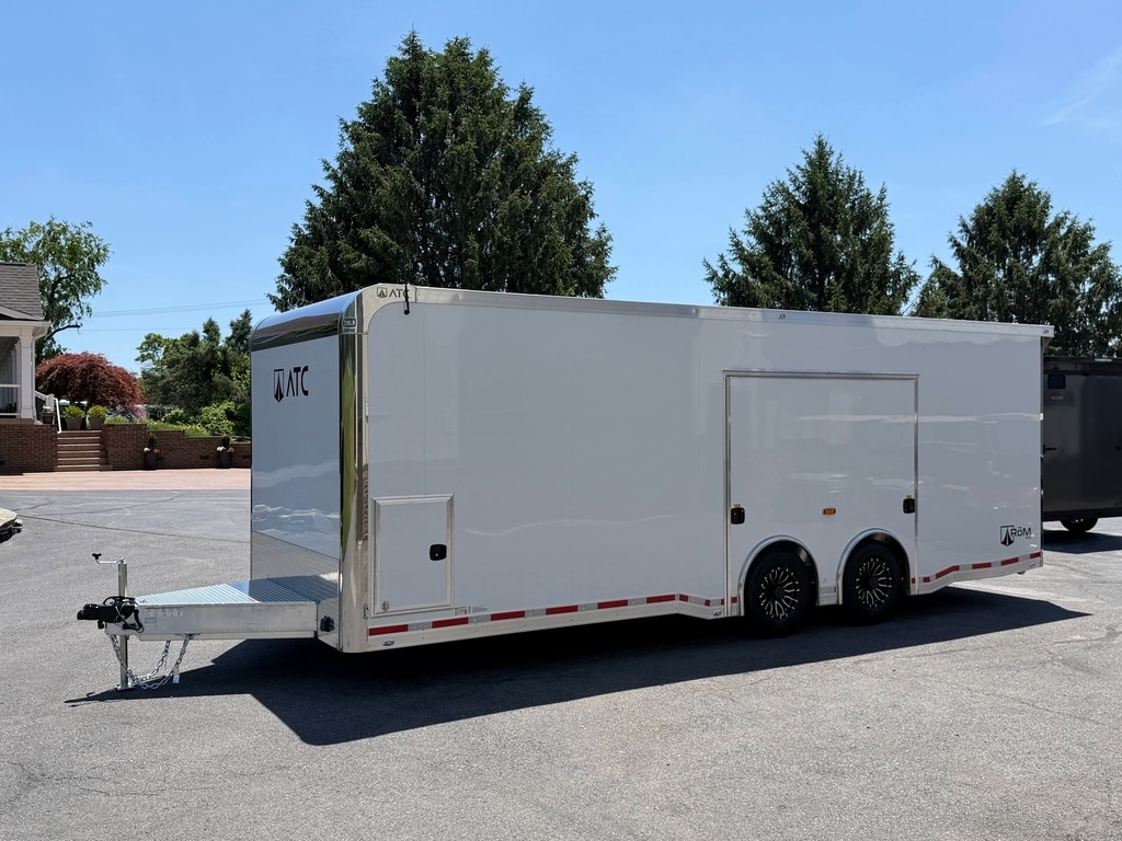 8.5' X 24' ATC RoM 500 Aluminum Race Car Trailer w/ Premium Escape Door - Image 2