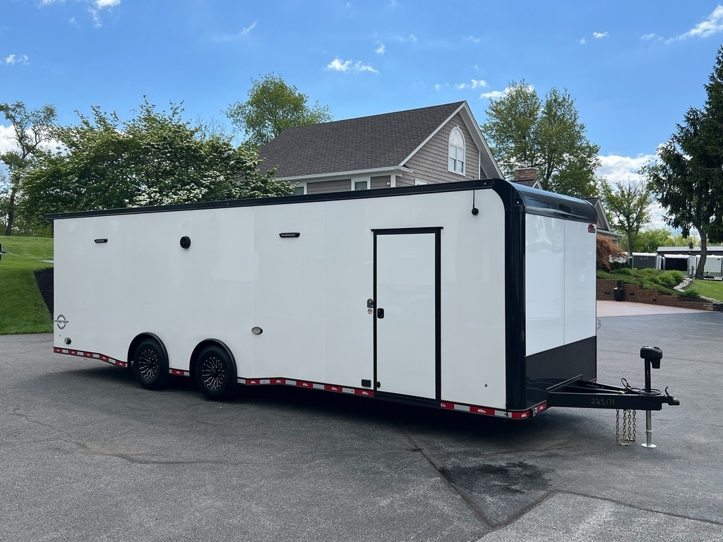 8.5' X 28' United Premier 14K GVWR Race Car Trailer w/ Premium Escape Door - Image 2