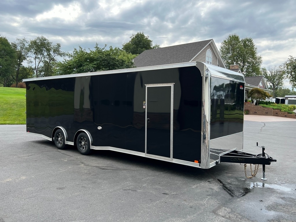 8.5' X 28' United Limited 14K GVWR Race Car Trailer w/ Premium Escape Door - Image 2