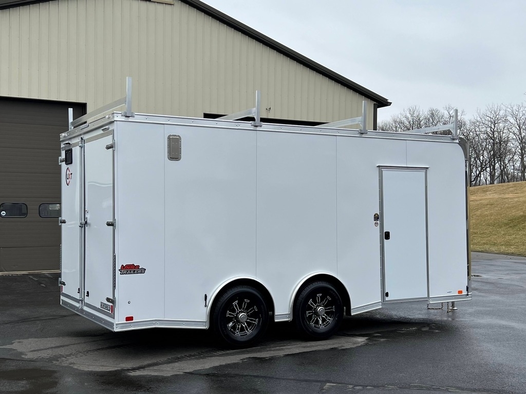 8.5' X 18' United UXT 10K GVWR Commercial-Duty Double Rear Door Enclosed Contractor's Trailer - Image 3