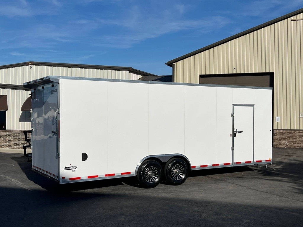 8.5' X 24' Pace Journey SE 6"X-Ht V-Nose 14K GVWR Car Hauler Enclosed Trailer - Image 3