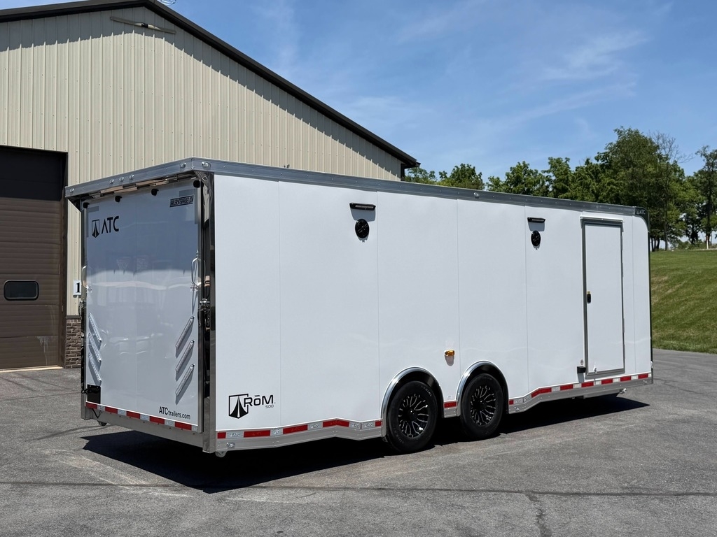8.5' X 24' ATC RoM 500 Aluminum Race Car Trailer w/ Premium Escape Door - Image 3