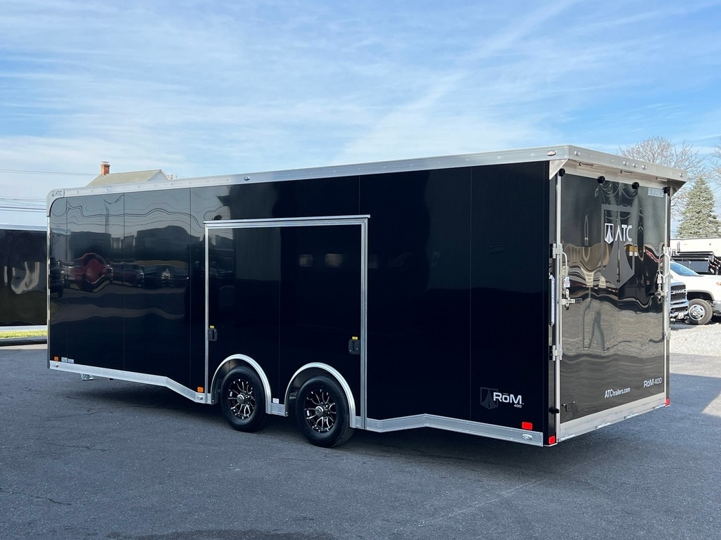 8.5' X 24' ATC RoM 400 Aluminum Enclosed Car Trailer w/ Premium Escape Door - Image 3