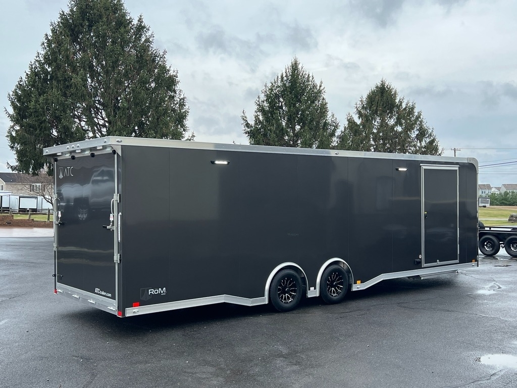 8.5' X 28' ATC RoM 400 Aluminum Race Car Trailer w/ Premium Escape Door - Image 3