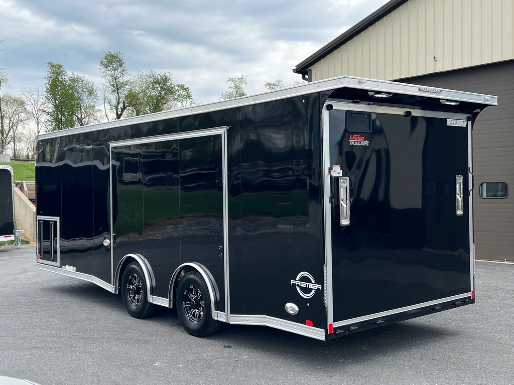 8.5' X 24' United Premier 10K GVWR Race Car Trailer w/ Premium Escape Door - Image 3