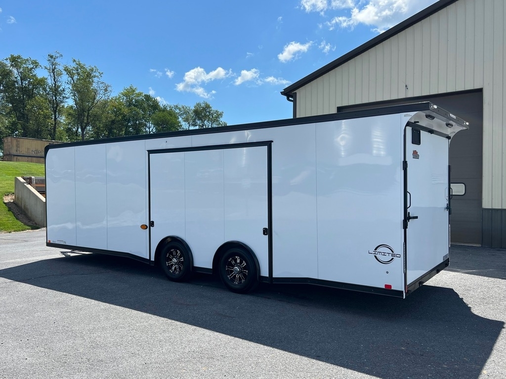 8.5' X 28' United Limited 14K GVWR Race Car Trailer w/ Premium Escape Door - Image 3