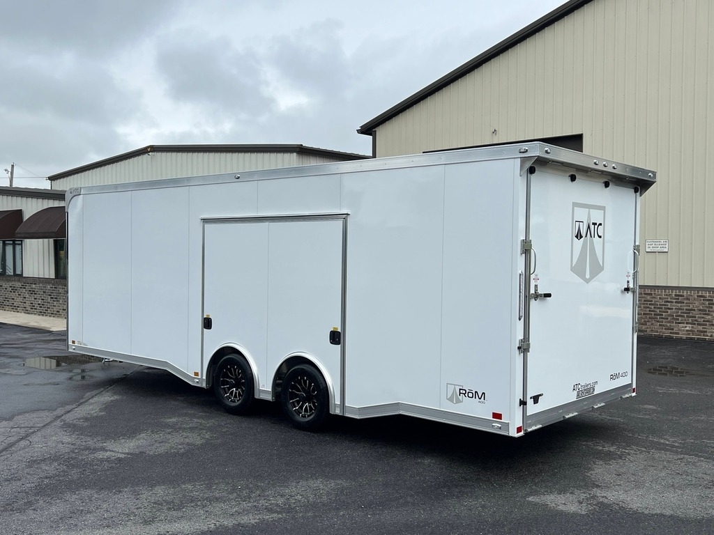 8.5' X 24' ATC RoM 400 Aluminum Enclosed Car Trailer w/ Premium Escape Door - Image 3