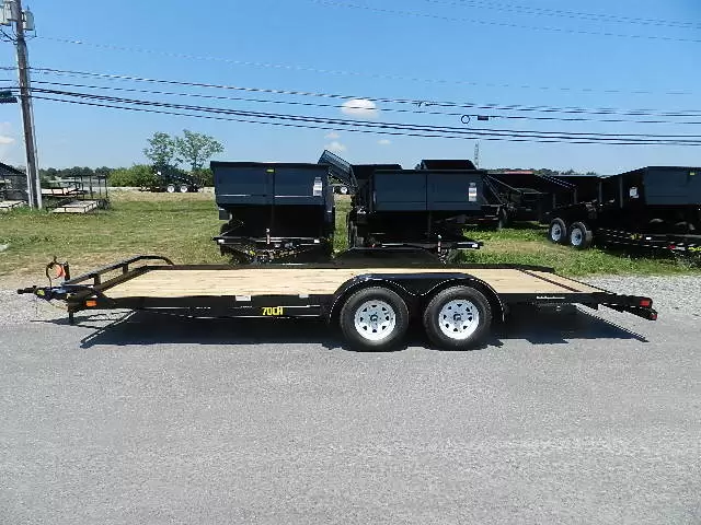 Big Tex 7 x 20 Open Car Hauler Slide Out Ramps - Image 3