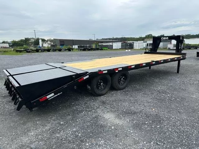 CAM Superline 8 x 25 Gooseneck Deckover Equipment Trailer - Image 3