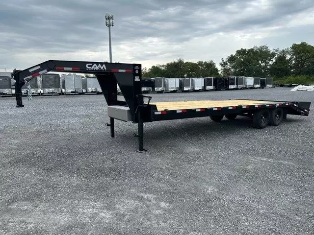 CAM Superline 8 x 25 Gooseneck Deckover Equipment Trailer - Image 7