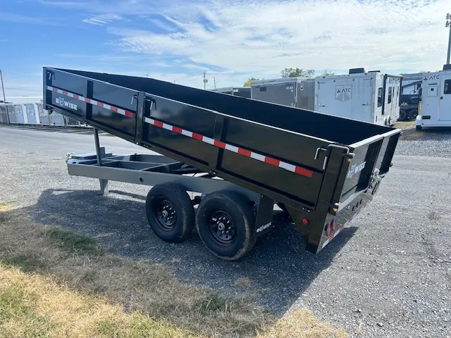 BWise 7 x 16 Deckover Dump Trailer Fold Down Sides - Image 4