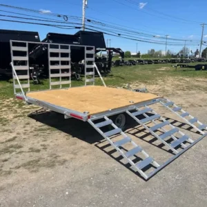 Cargo Pro 8 x 9 Aluminum ATV Trailer 4′ Aluminum Ramps
