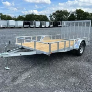 Carry On 7 x 12 Aluminum Landscape Utility Trailer – Rear Gate