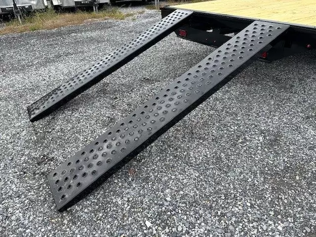 CAM Superline 8.5 x 22 Deckover Equipment Trailer Slide Out Ramps - Image 6