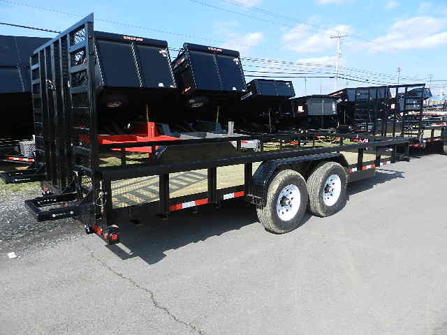 Big Tex 7 x 20 Heavy Duty Landscape Trailer Split Gate - Image 4