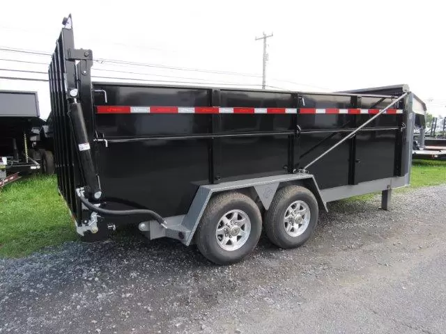 BWise 7 x 16 Heavy Duty Gooseneck Dump Ultimate Dump Trailer - Image 5