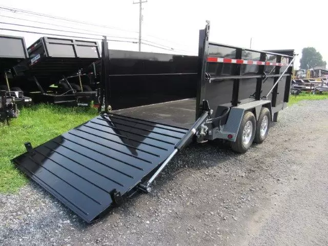 BWise 7 x 16 Heavy Duty Gooseneck Dump Ultimate Dump Trailer - Image 6