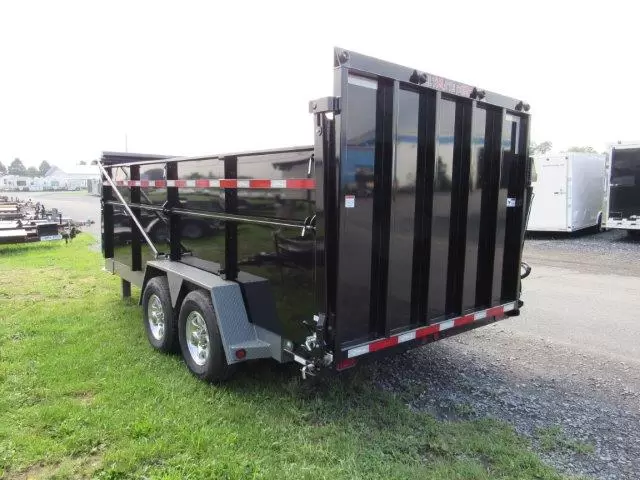 BWise 7 x 16 Heavy Duty Gooseneck Dump Ultimate Dump Trailer - Image 10