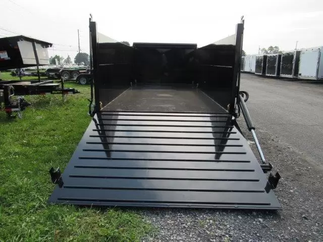 BWise 7 x 16 Heavy Duty Gooseneck Dump Ultimate Dump Trailer - Image 14