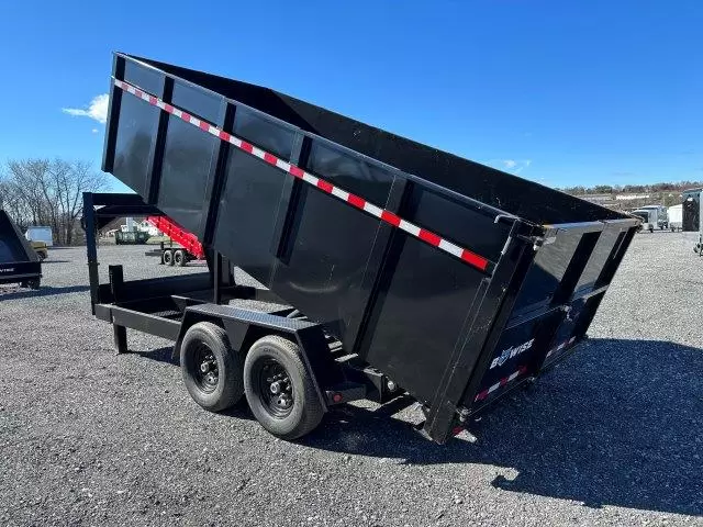 BWise 7 x 16 Gooseneck Dump Trailer - Image 6