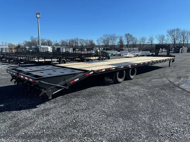 CAM Superline 8 x 40 Deckover Gooseneck Equipment Trailer - Image 4