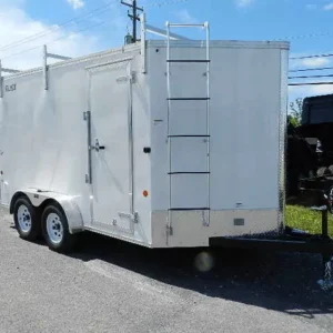 Car Mate 7 x 12 V-Nose Enclosed Trailer