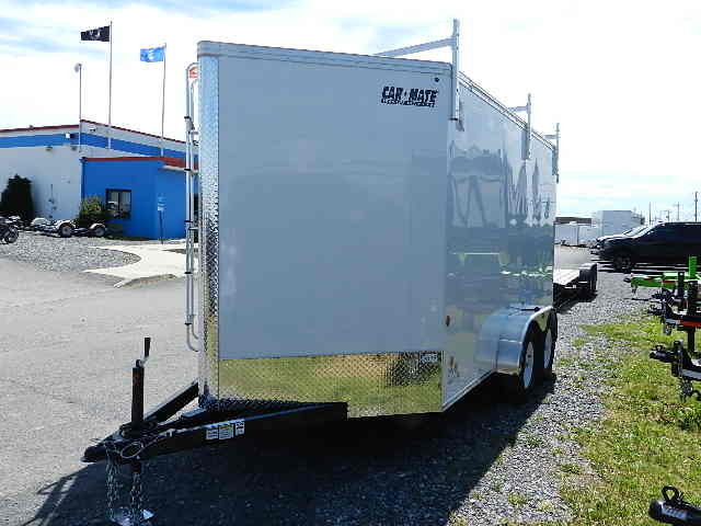 Car Mate 7 x 12 V-Nose Enclosed Trailer - Image 2