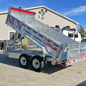 2025 N&N Trailers 7×14 14K Galvanized Hydraulic Dump Trailer
