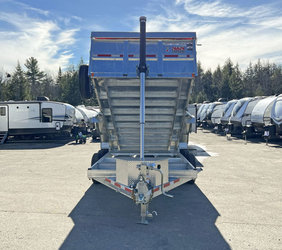 2025 N&N Trailers 7×14 14K Galvanized Hydraulic Dump Trailer - Image 5