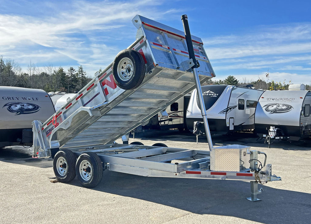 2025 N&N Trailers 7×14 14K Galvanized Hydraulic Dump Trailer - Image 7