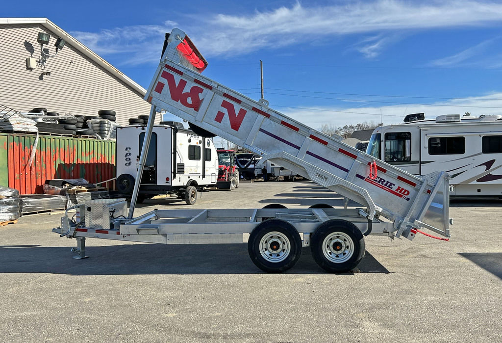 2025 N&N Trailers 7×14 14K Galvanized Hydraulic Dump Trailer - Image 17